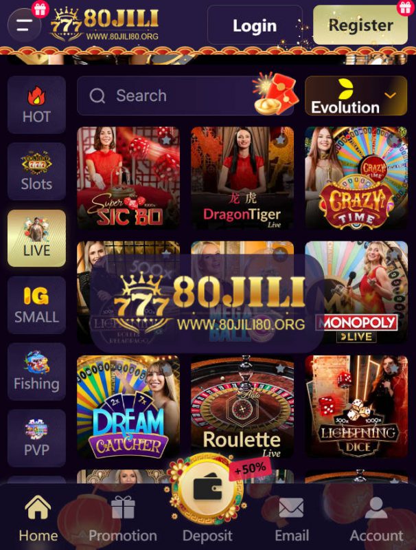 How to Start Playing on 80jili Live Casino
